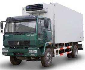 Изотермический фургон с холодильной установкой SINOTRUK 4x2 - ZZ5141XXYH4715W