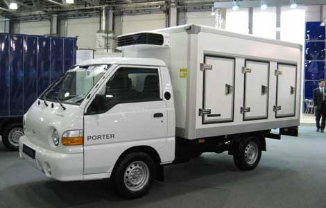 Изотермический фургон с холодильной установкой Hyundai H100 Porter