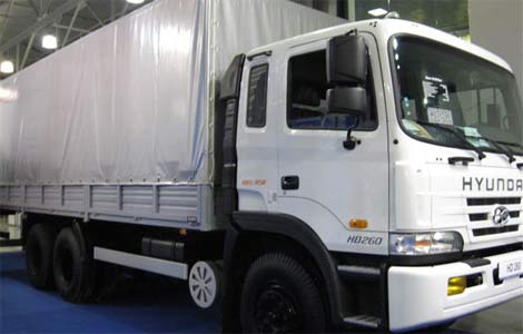 Бортовой грузовой автомобиль с тентом Hyundai HD250/260